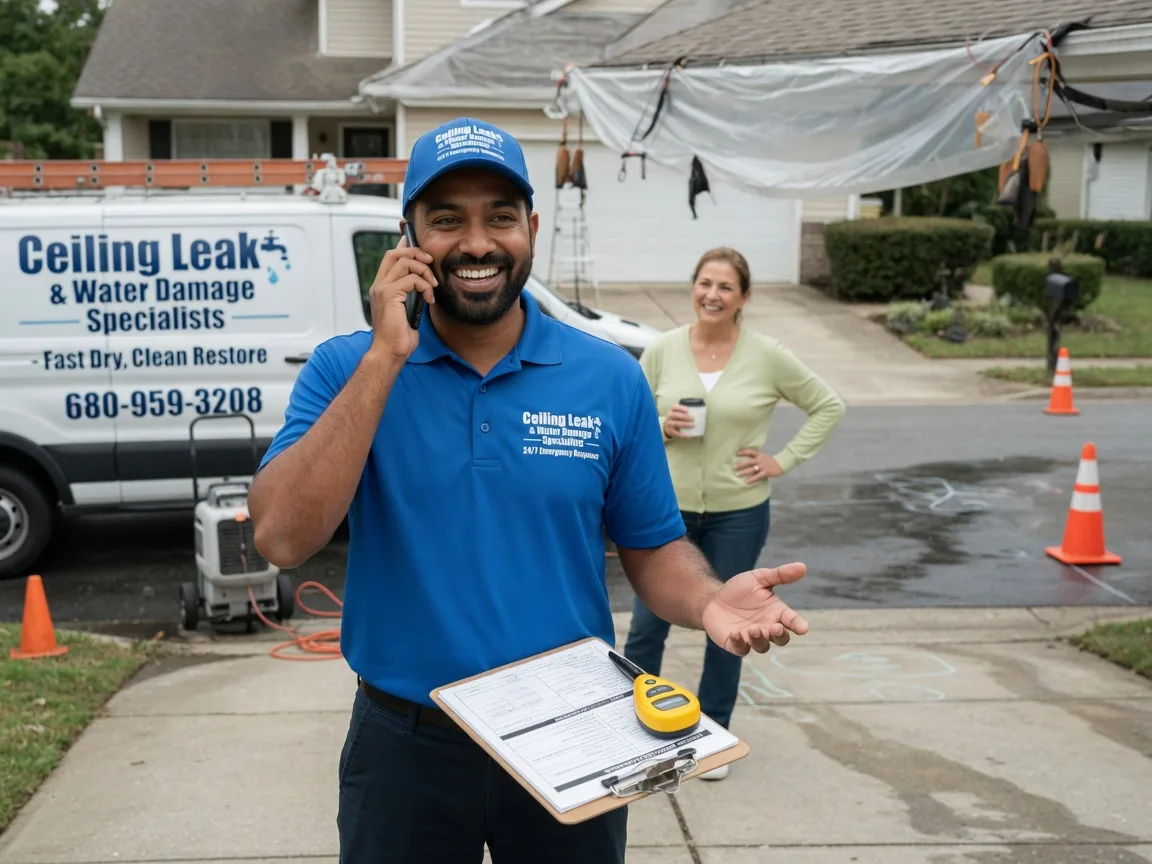 Ceiling Leak Cleanup Mill Run, PA FAQs